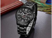 Reloj de Acero Inoxidable con Correa de Negocios Casual CURREN 8056 Calendario de Cuarzo de Lujo para Hombres Resistente al Agua Estilo Formal - details 7