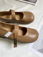 Francés de fondo plano cabeza redonda boca poco profunda solo zapatos nuevo temperamento retro desplazamiento noche Mary Jane zapatos zapatos de mujer - details 31