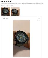 Reloj de Diseñador de Doble Tiempo Leten Reloj de Cronómetro Multifuncional con Banda de Nylon de Moda Reloj de Alarma para Hombres de Marca Grande - details 3