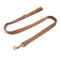 Juego arnés correa pana marrón, Collar personalizado diseñador lujo perros pequeños y grandes, juego de cables caminar con bolsa - details 5