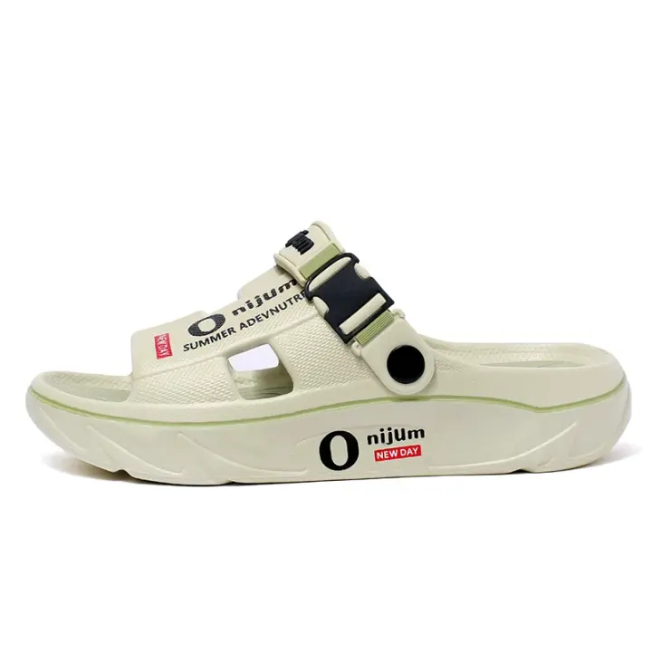 Zapatillas de Hombre 2025 Cómodas Para Interiores y Exteriores Pantuflas de Playa - 1