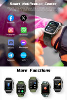 Relojes inteligentes hombre Multifuncional Bluetooth llamada Fitness exterior deporte mujer reloj - details 11