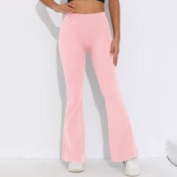 Hamidou-pantalones acampanados de Yoga para mujer, Leggings para Fitness, pantalones de cintura alta para levantar el trasero, pantalones de secado rápido para ciclismo y Fitness - details 16