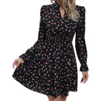 Vestido de fiesta largo de Playa transpirable para mujer, Vestido de manga larga a la moda para citas diarias, ropa de compras - details 0