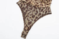 TRAFZA-Tops de verano para mujer, monos asimétricos sexys, cuello inclinado, sin mangas, ahuecados, pliegues, decoración - details 11