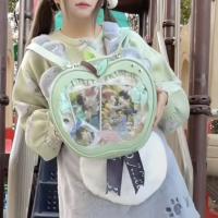 Bolsa con cremallera Kawaii Fruit Itabag PU Idol, almacenamiento de mercancías, bolsillo transparente, bolsa de muñeca de algodón, bolsa para artículos pequeños, mochilas de moda - details 17