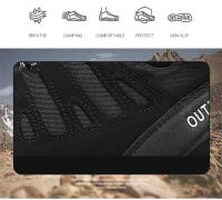 Botas de entrenamiento de combate tácticas para hombre, zapatos de senderismo de respuesta rápida antidesgaste para acampar al aire libre, zapatillas de pesca y caza - details 3