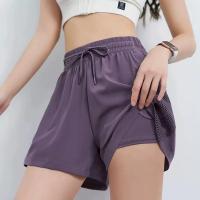 Shorts deportivos de verano para mujer, sueltos, antideslumbrantes, de secado rápido, con bolsillo, estilo nuevo - details 4