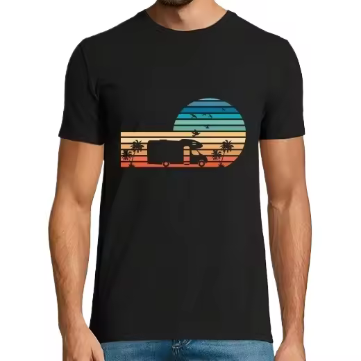 camisetas de autocaravana, regalo de puesta de sol de autocaravana Camisetas regalo jubilación - 1