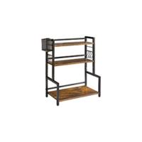 YMYNY Mesa Auxiliar en Forma de C, Mesa de Sofá, Mesa de Cristal Templado con Marco de Metal, Mesa de Centro, Apto para Salón O Dormitorio O Oficina, ‎ 40 x 30 x 63CM Dorado HGD001G - details 16