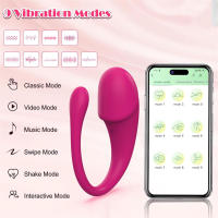 Consolador inalámbrico de punto G para mujer, vibrador con Control remoto por aplicación, huevo vibrador, clítoris, bragas vibradoras femeninas, Juguetes sexuales - details 0