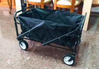 Carro de Mano Plegable Carrito de Playa y Transporte para Jardín Casa Almacén 4 Ruedas, todoterreno - details 5
