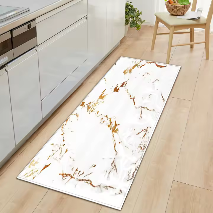 Alfombra de cocina hecha a medida, felpudo de entrada para dormitorio, baño, sala de estar, decoración del suelo, alfombra para el hogar, cabecera, pasillo, alfombrilla antideslizante para pies largos,40*120cm - 1