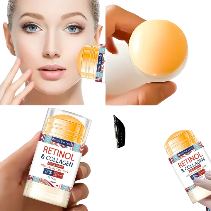 Retinol crema reafirmante en barra de colágeno crema facial para arrugas suaves para hidratante blanqueamiento ilumina el producto de la piel - 1