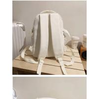 Nombre: mochila ligera y elegante con múltiples bolsillos para el trabajo, mochila escolar para estudiantes, con colgante, Color - details 15
