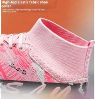 Los zapatos de fútbol avanzados para hombres están hechos de plantillas de TPU transpirables para materiales deportivos de verano, con un buen agarre en la parte inferior de las uñas. - details 7