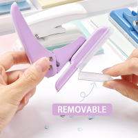 Perforadora de un solo orificio de 6mm, perforadora de agujeros redonda portátil multiusos, ayuda para perforar agujeros, suministros de encuadernación para oficina y escuela Kawaii, papelería - details 1