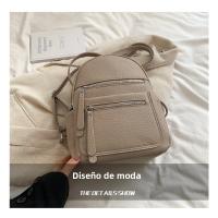 Nueva mochila para mujer 2025 mochila pequeña para mujer de color sólido bolso de viaje personalizado de moda versión coreana para mujer - details 14