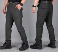 Nuevos pantalones de ocio y deportes al aire libre de color sólido fino de secado rápido para hombres a la moda, pantalones tácticos - details 5