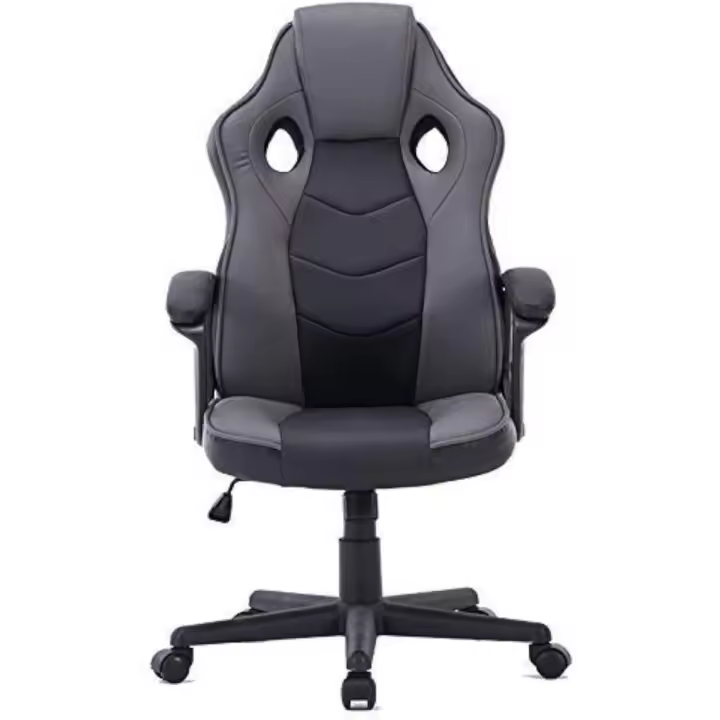 Oficina Ergonómica para Gamers Sillón de Juegos con Cuero Sintético Relajado Altura Ajustable - 1