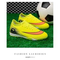 Botas de Fútbol Profesionales para Niños Cómodas Antideslizantes de Goma Resistente a Abrasiones - details 12