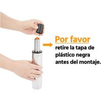 Silla Giratoria de Oficina Sillón de Trabajo con Respaldo Tapizado Asiento Sintético Altura Ajustable Negro - details 27