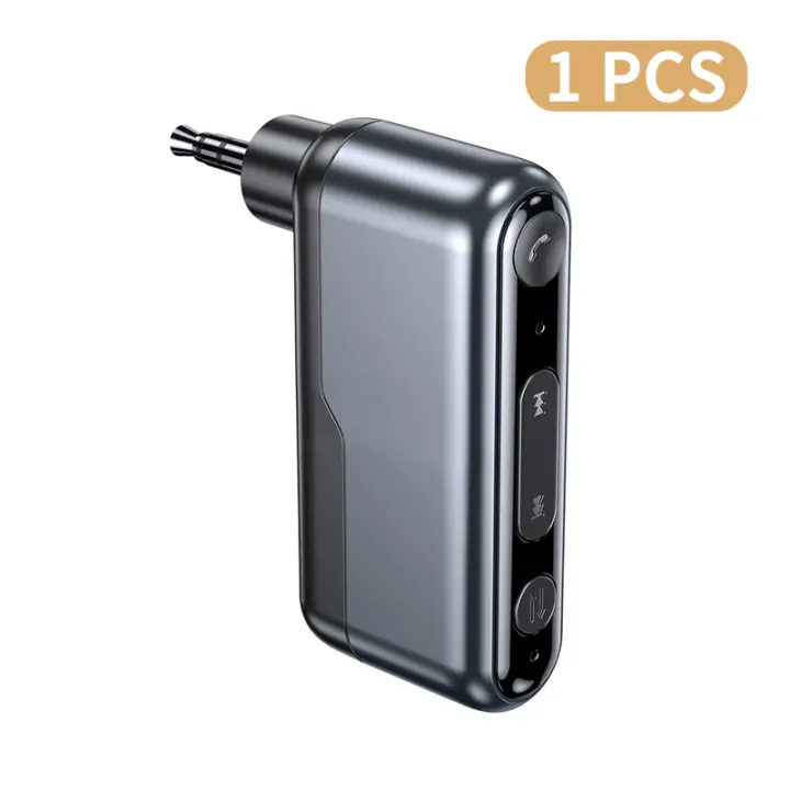 VAORLO-adaptador auxiliar para coche, receptor de Audio inalámbrico con Bluetooth 5,3, 3,5mm, música, llamadas manos libres, estéreo doméstico, auriculares - 1