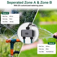 Temporizador inteligente de jardín, válvula de agua de riego por goteo, retardo de lluvia, controlador programable, 2 salidas, WiFi - details 0