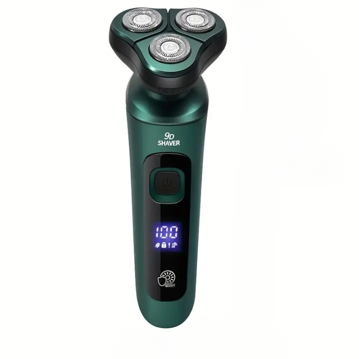 Afeitadora Eléctrica Inteligente 4-en-1 Pantalla LCD Digital Carga USB - 1