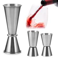 Tazas medidoras de acero inoxidable para Bar, coctelera de doble tiro, Jigger de bebidas líquidas, herramienta de bricolaje, 15/30, 25/50, 20/40, 30/50ml - details 3