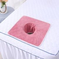 Toalla facial de masaje gruesa profesional, toalla suave y transpirable para salón de belleza, reutilizable con almohadillas para reposacabezas con agujeros, accesorios para el hogar - details 19