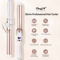 Rizador de pelo eléctrico para mujer, rizador de cerámica profesional, herramienta de peinado con temperatura ajustable - details 0