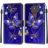 Funda tipo billetera de mariposa para Moto E7 Plus G9 Play G10 Power G20 G30, cubierta trasera protectora de cuero con tapa magnética y ranura para tarjeta - details 39