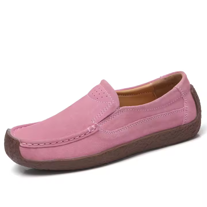 Mocasines sin cordones para mujer, zapatos planos para caminar, calzado cómodo sin cordones para barco - 1