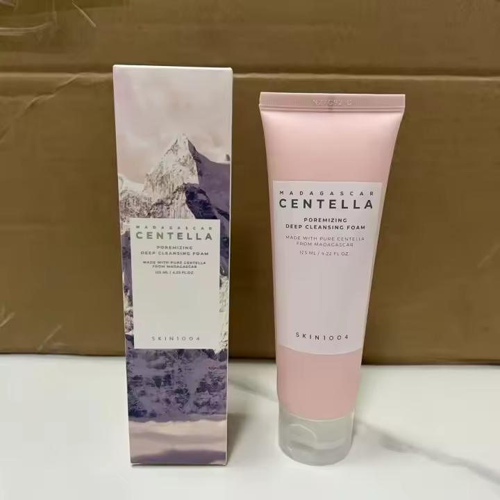 SKIN1004 Limpiador facial refrescante con sal en polvo del Himalaya, limpiador profundo Centella Ashesia, 125 ml - 1
