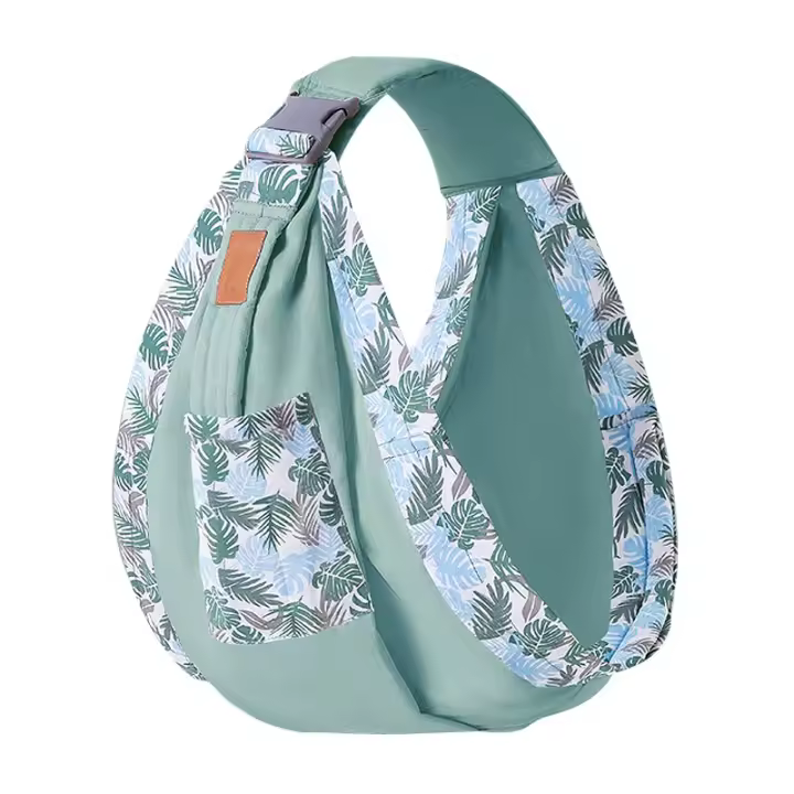 Fular-Portabebés Elástico Gris, portátil, Seguro y Ergonómico Durante la Lactancia Para Padres, Unisex - 1