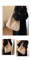 Bolso de hombro de gamuza de gran capacidad para mujer, bolso de viaje informal Simple, bolsos Retro, Otoño e Invierno - details 6