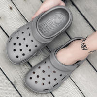 Zuecos informales para hombre, sandalias de moda de lujo, zapatos de jardín, zapatillas de playa al aire libre, calzado Masculino - details 3