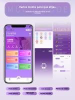 Shanggan Productos para Adultos Sexo Masturbación Palo APP Control Remoto Juguetes Femeninos en el Cuerpo Doble Cabeza Palo Vibrador Carga Silenciosa - details 4