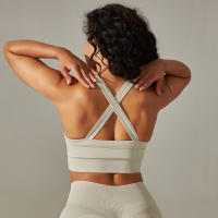 Hamidou-Top Sexy para mujer, sujetadores deportivos para Yoga, Fitness, belleza, espalda elástica, transpirable, ropa interior femenina, Tops - details 4