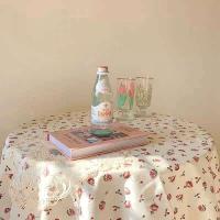 Manteles estampados para decoración del hogar, cubiertas de mesa con estampado de lavanda rosa para dormitorios - details 2