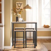 OGT15-WN Conjunto Mesa Alta de Bar y 4 Taburetes Muebles Bar Comedor ES (OGT15-WN) - details 20