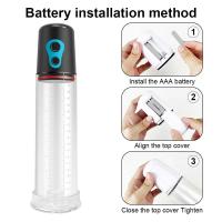 Leten eléctrico para hombre, bomba extensible de aumento al vacío, masturbador masculino, entrenador de pene más grande, juguete sexual para adultos - details 8