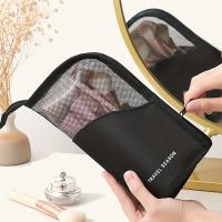 Bolsa de cosméticos de PVC, gran capacidad, impermeable, multifuncional, bolsa de almacenamiento de maquillaje de malla - details 8