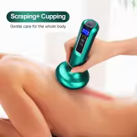 Masajeador eléctrico con ventosa al vacío, frascos de masaje adelgazantes con calor infrarrojo, anticelulitis, médico chino - details 2