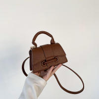 Mini bolso de hombro cruzado de cuero PU vintage para mujer - details 2