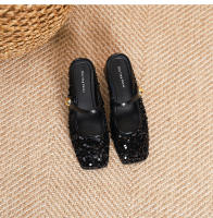 Zapatos Mary Jane de tacón medio con correa de una palabra de plata francesa - details 22