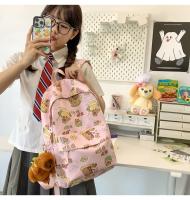 Bolsa escolar para niñas, linda mochila de dibujos animados para estudiantes de secundaria ins Mochila ligera de gran capacidad japonesa regalo - details 19