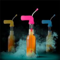 Embudo de Snorkel de cerveza portátil, Chugger de cerveza, bebida rápida para juegos de fiesta, Chugger de cerveza, embudo de botella de cerveza, Rosa - details 2
