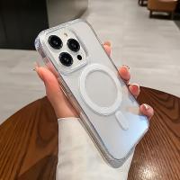 Fundas Transparentes de Acrílico con Cubierta Magnética Completa y Borde Suave, Agujero Grande, Anticaída, Compatible con Carga Inalámbrica para iPhone11 / 11pro / 11promax / 12 / 12mini / 12pro / 12pro / 13 / 13mini / 13pro / 13pro / 14 / 14pro - details 3